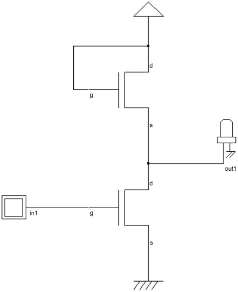 Transistor Loaded Not Gate Circuit Download Scientific Diagram