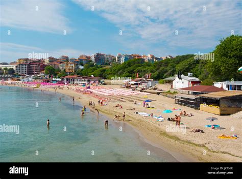 Central beach, Sozopol, Bulgaria Stock Photo - Alamy