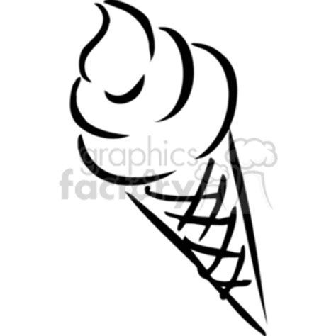 Download High Quality ice cream cone clip art outline Transparent PNG ...