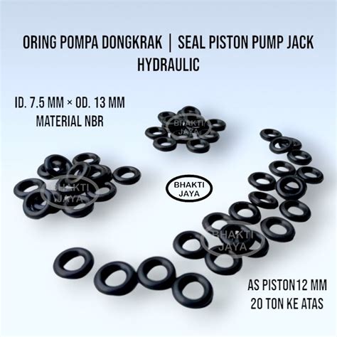 Jack Pump Oring Hydraulic Jack Pump Piston Seal Nbr 75 13 Mm