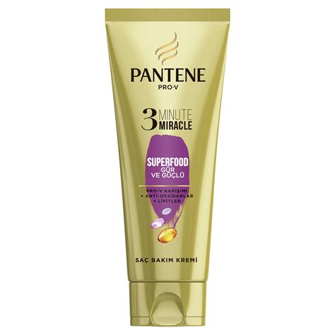 Pantene Minute Miracle Sa Bak M Kremi Superfood G R Ve G L Ml