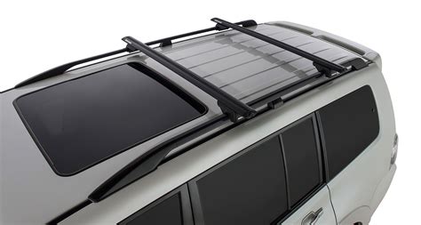 Rhino Sx Black 2 Bar Roof Rack For Mitsubishi Pajero Ns Nx 4dr 4wd Lwb