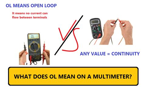 WHAT DOES OL MEAN ON A MULTIMETER Fixthelife