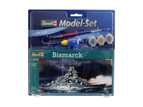 Model Do Sklejania Revell Statek Bismarck Farby Klej