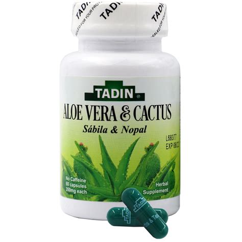 Tadin Aloe Vera And Cactus Capsules Helps Improving Digestive Problems