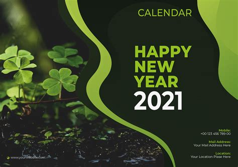 Desk Calendar 2021 on Behance