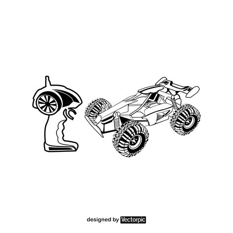 Design Rc Buggy Car Free Vector VECTORPIC