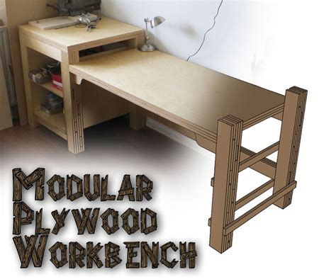 Modular Plywood Workbench 9 Steps With Pictures Instructables