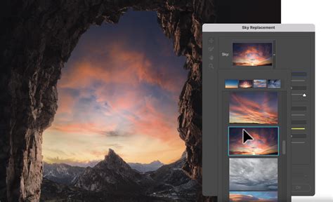 How to transform a landscape in Adobe Photoshop.