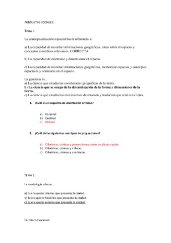 Examen Espacio Y Tiempo Pdf