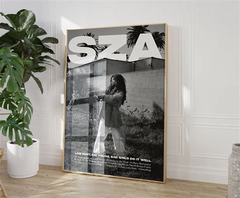 SZA Poster, Ctrl Album Cover Art Print, SZA Ctrl Album Art, | Inspire ...