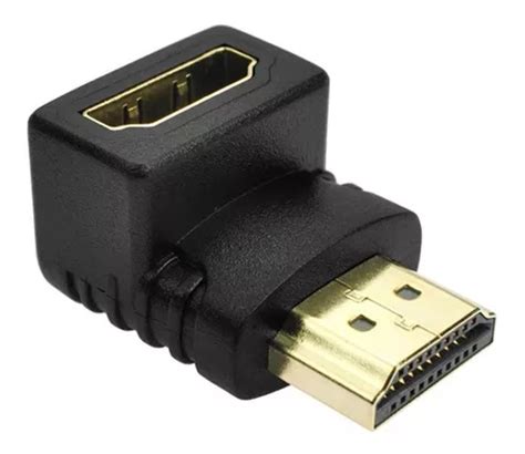 Adaptador Hdmi Macho X Hdmi Femea 90graus Para Baixo MercadoLivre