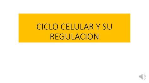 Ciclo celular y su regulación | Carlos | uDocz