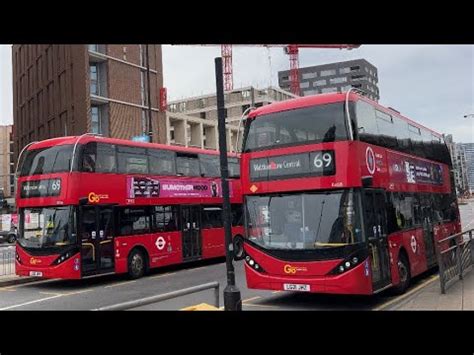 The 69 Red Double Decker Bus Ride Through East London YouTube