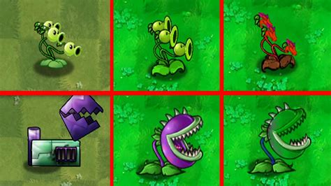 Plants Vs Zombies Battlez Mod 100 All Threepeater Vs 100 Chomper Vs