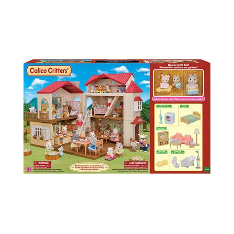 Calico Critters Red Roof Country Home T Set Mastermind Toys