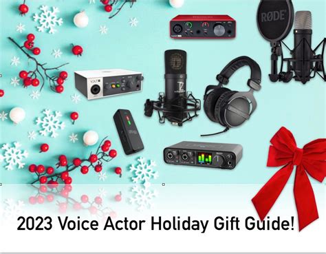 The 2023 Voice Actor Gift Guide!