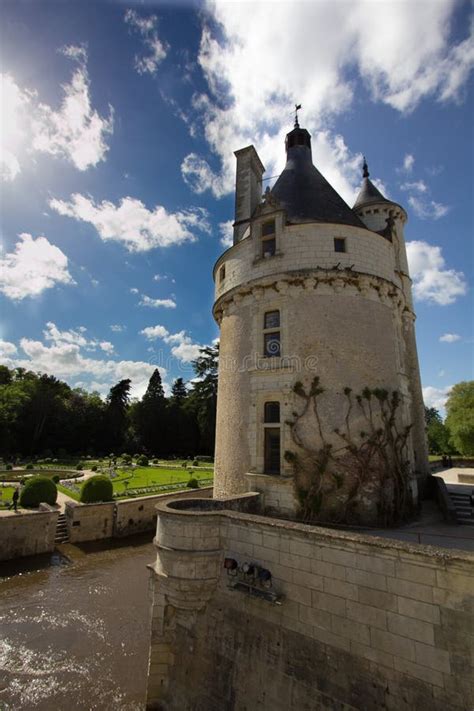 Chenonceau castle stock image. Image of nobility, middle - 62540713