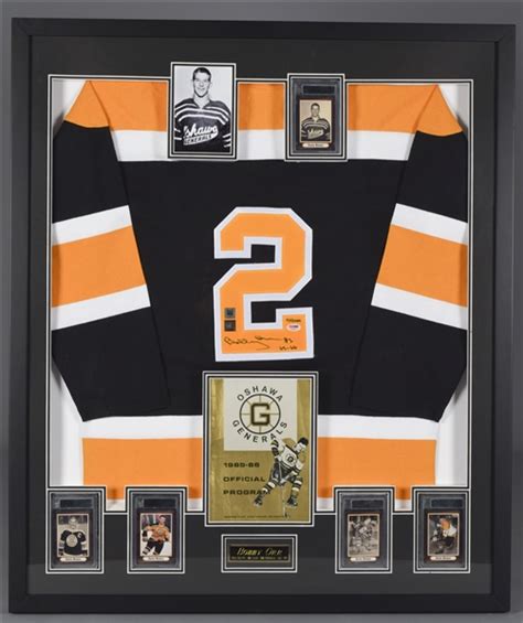 Lot Detail Bobby Orr Oshawa Generals Signed Framed Limited Edition