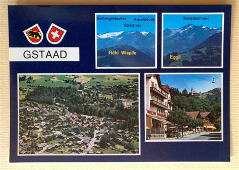 AK Gstaad 4 Bild Karte Kaufen Auf Ricardo