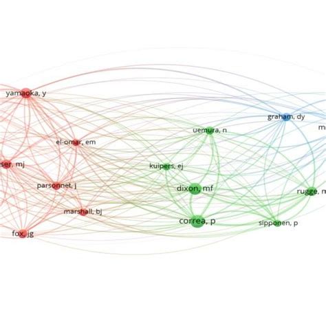 Figure K Visualization Of Author Wise Co Citation Analysis Download Scientific Diagram