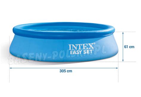 Basen rozporowy 305 x 61 cm INTEX 28118 ogrodowy 9w1 z pompą Baseny