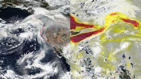 Smoke & Haze from West Wildfires Reaches Midwest