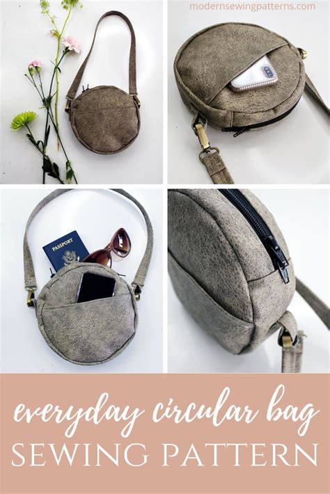 Everyday Circular Bag Sewing Pattern In 2020 Bag Patterns To Sew Diy