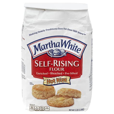 Martha White Self Rising Flour With Hot Rize 5 Lb Bag