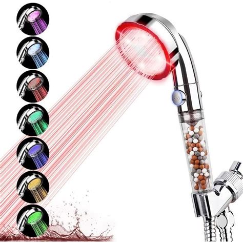 Pommeau De Douche Led Couleurs Avec Changement Automatique