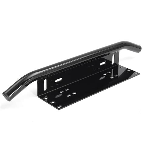 Universal Front Bumper License Plate Mount Bracket Aluminium Bull Bar