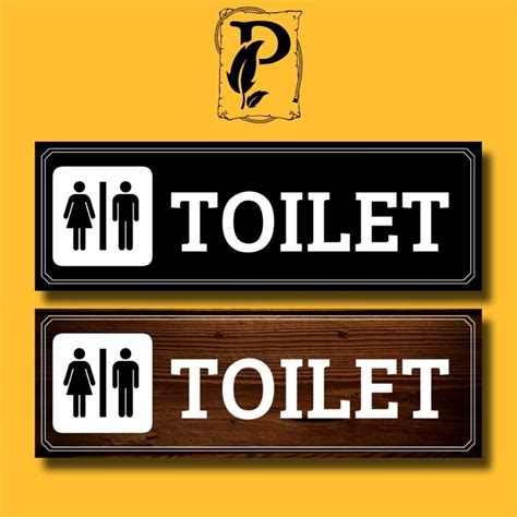 HIASAN DINDING Men S Women S Toilet Signs Wall Decorations Wall