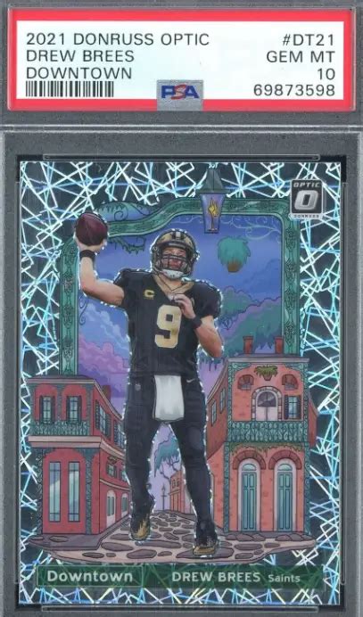 Most Valuable Drew Brees Football Cards