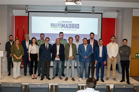 Presentado El Actronics Rallye Comunidad De Madrid Descubre