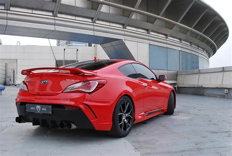 M S Rear Body Kit Bumper Hyper G Abs For Hyundai Genesis Coupe Bk