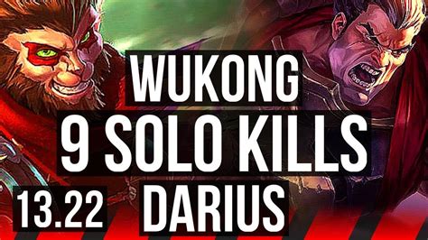 Wukong Vs Darius Top 9 Solo Kills 1113 800 Games Legendary