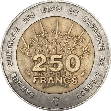 250 Francs CFA Western African States Numista