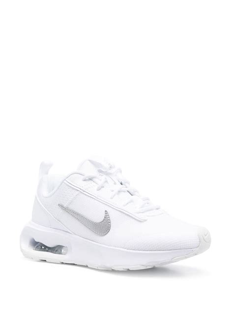 Nike Air Max Intrlk Lite Sneaker In White Metallic Silver Modesens