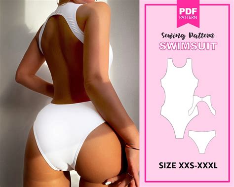 Swimsuit Pattern Digital Pattern Bikini Pattern Women Swimsuit Pattern Sewing Pattern For Women