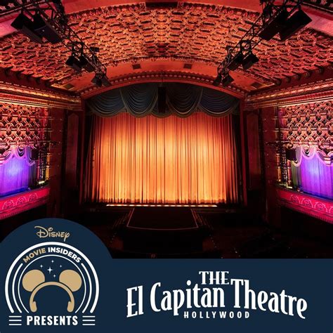 Hollywood Ca Disney Movie Insiders Podcasts Visits The El Capitan