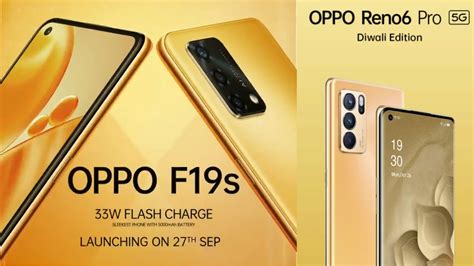 OPPO F19s And Reno6 Pro 5G Diwali Edition Launching In India On