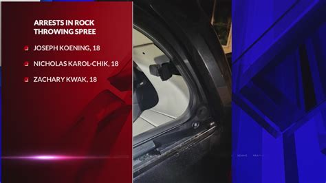 Multiple 18 Year Olds Arrested In Deadly Rock Throwing Crime Spree