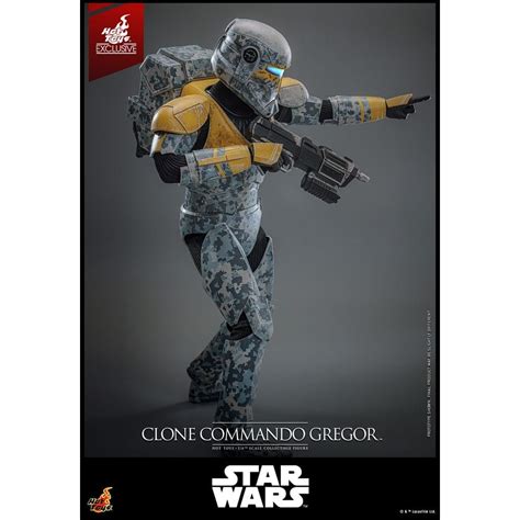 Star Wars The Clone Wars Action Figure Clone Commando Gregor Hot Toys Exclusive Cm NL