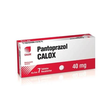 Pantoprazol 40mg X 7 Tabletas Calox Farmatina La Farmacia