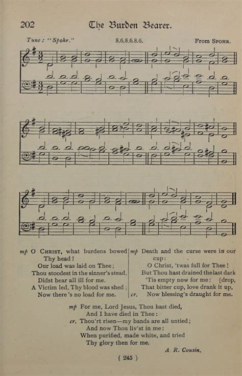 The Y M C A Hymnal Specially Compiled For The Use Of Men 202 O