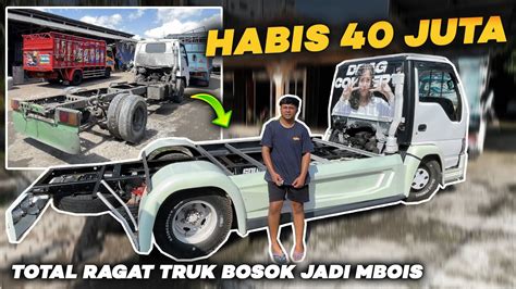 RAGAT TRUK HABIS 40 JUTA Modif Truk Rosok Jadi Truk Sembois Ini