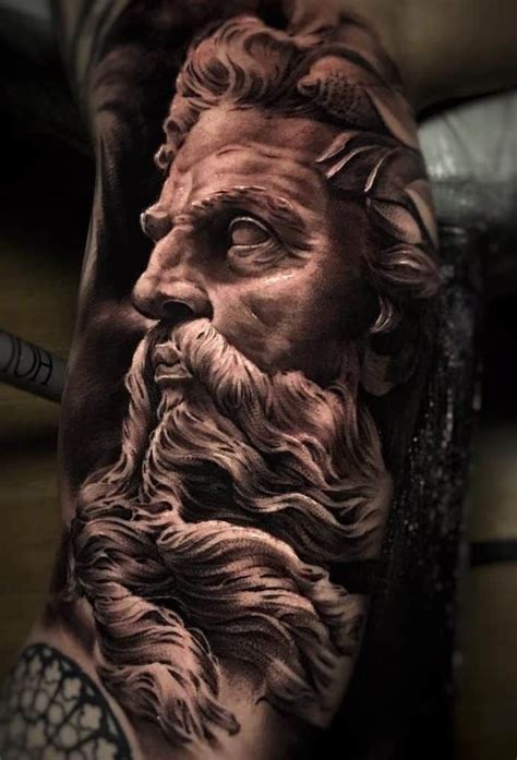 Greek Statues Of Gods Tattoos