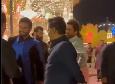 Watch Salman Khan Ignored Arjun Kapoor At Anant Radhikas Pre Wedding