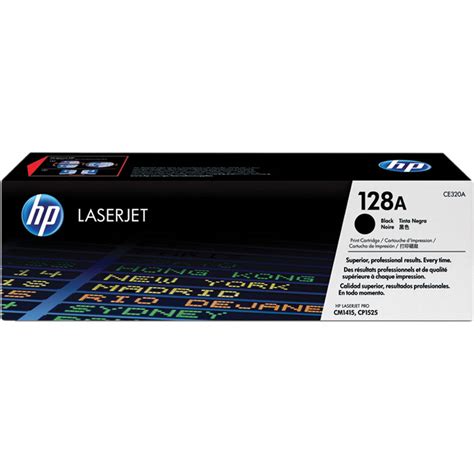 Hp Color Laserjet 128a Black Toner Cartridge Ce320a Ce320a Bandh