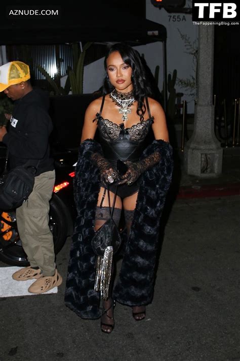 Karrueche Tran Sexy Seen Flaunting Her Hot Legs And Ass At Poppy In Los Angeles Aznude